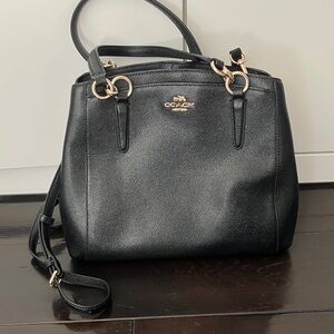 COACH Minetta Cross Body Bag with Gold Hardware in Black NEVER USED